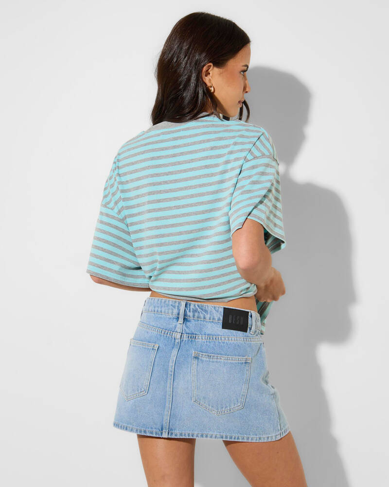 DESU Bells Denim Skirt for Womens