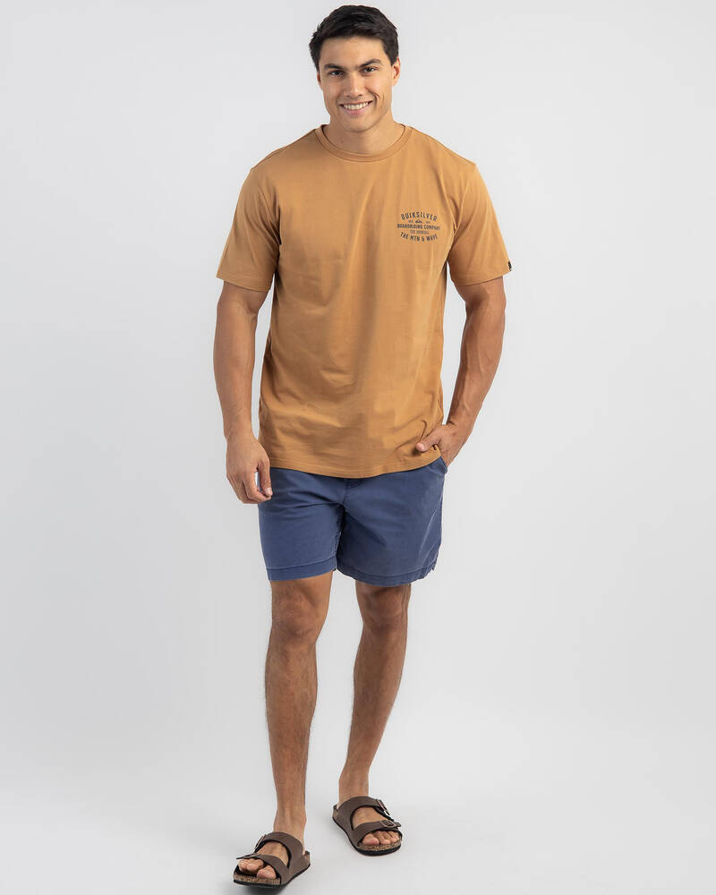 Quiksilver Taxers Elastic Waist Shorts for Mens