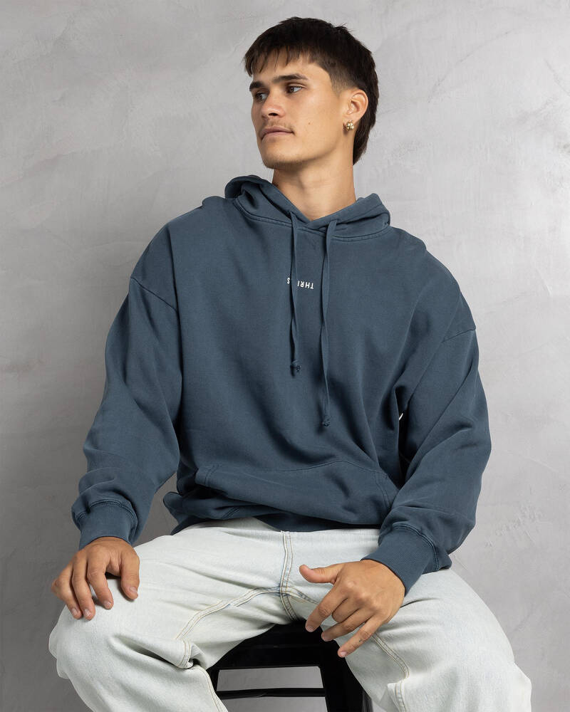 Thrills Minimal Thrill Slouch Pull On Hoodie for Mens