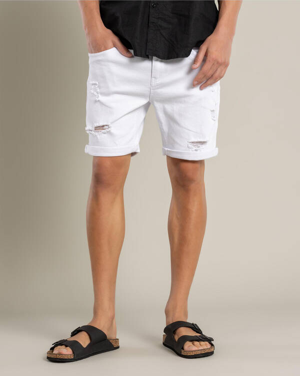 Lucid Trapper Denim Walk Shorts for Mens