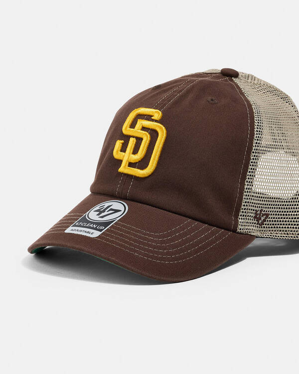 Forty Seven San Diego Padres Well Worn Trawler Clean Up Trucker Cap for Mens