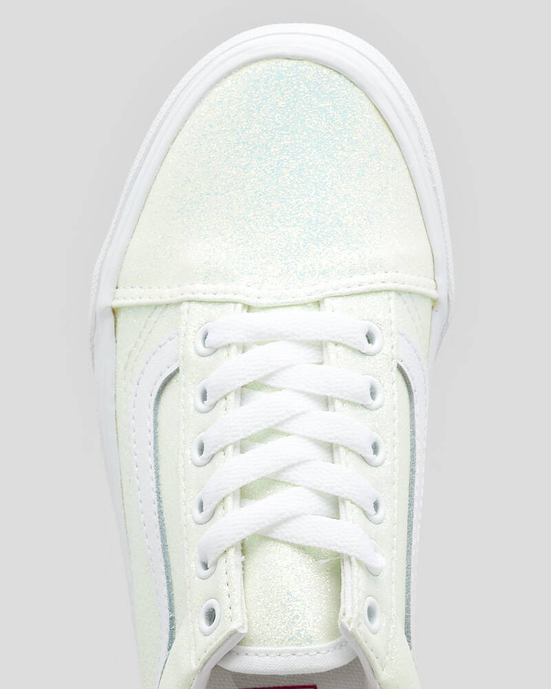 Vans Girls' Old Skool Colour Changing Glitter Shoes for Womens
