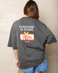 Thrills Never Stop Oversized T-Shirt for Womens image number null