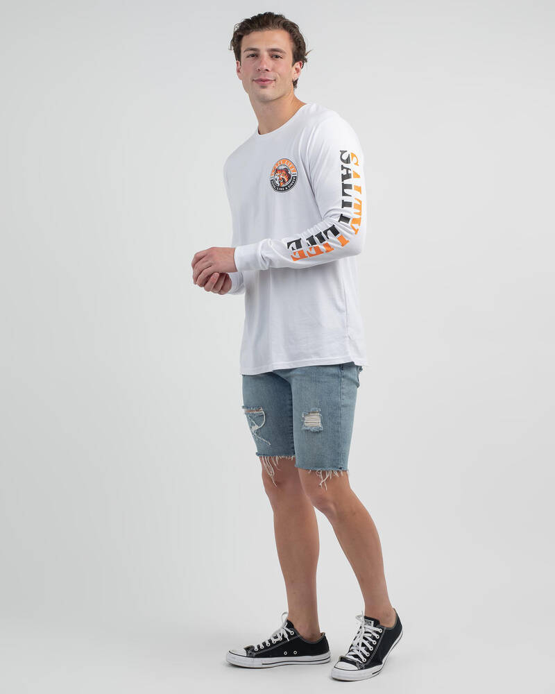 Salty Life Hooked Long Sleeve T-Shirt for Mens