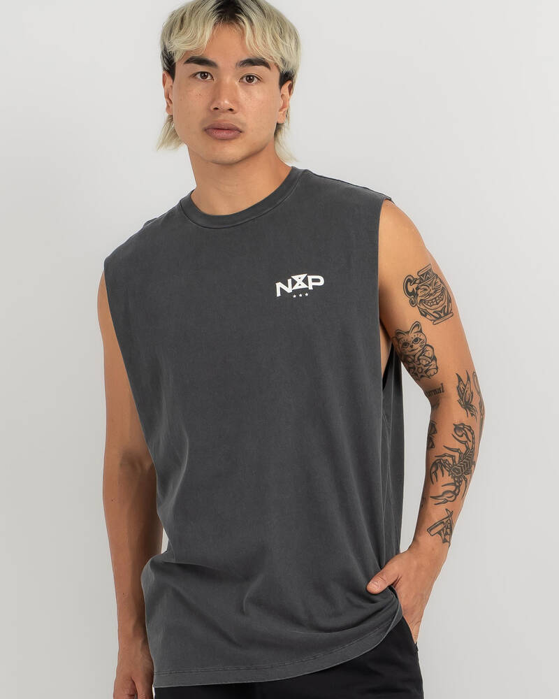 Nena & Pasadena Rogue Relaxed Fit Muscle Tank for Mens
