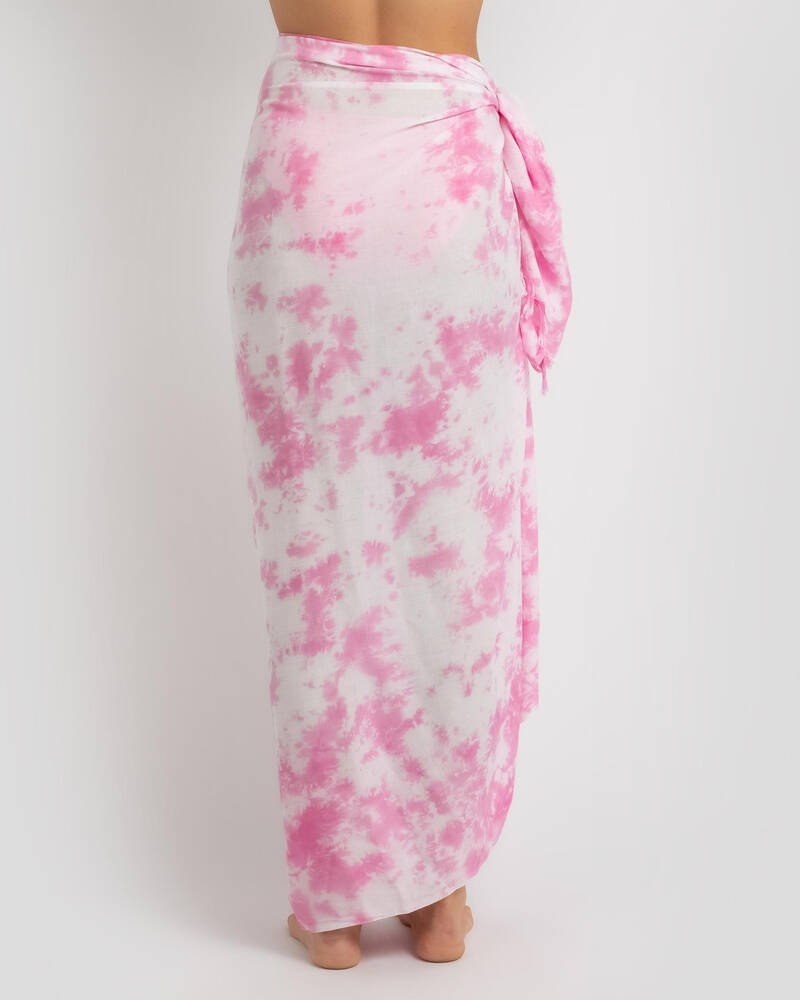Topanga Tie Dye Haze Sarong for Womens