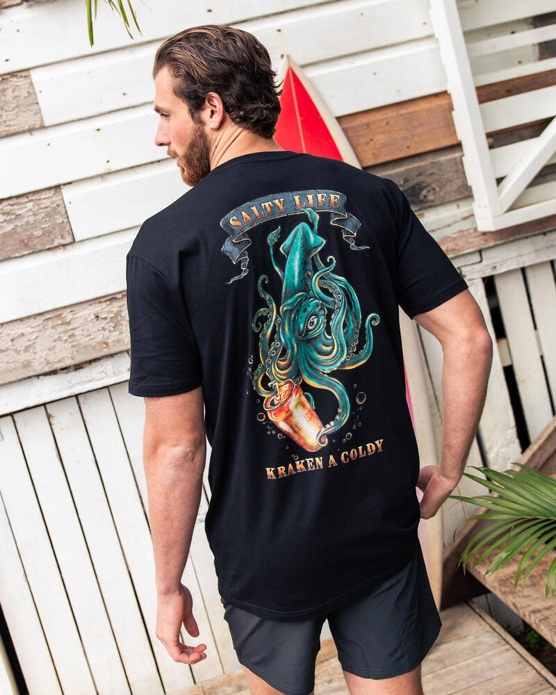Salty Life Kracken T-Shirt for Mens