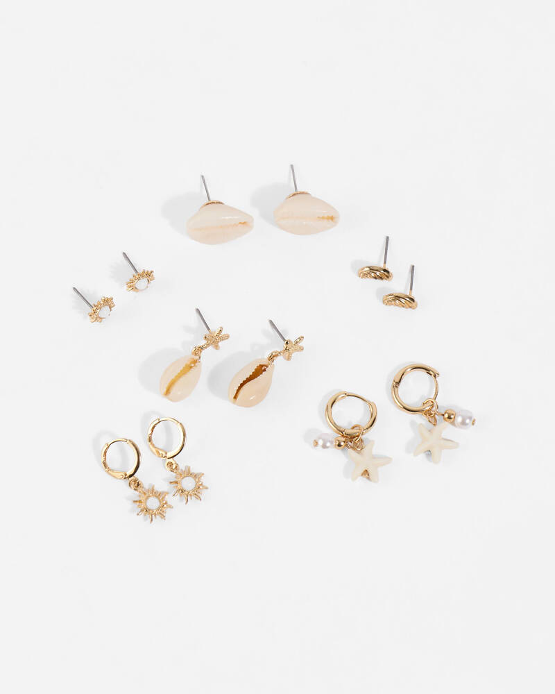 Karyn In LA Sunbeam Earring Pack for Womens