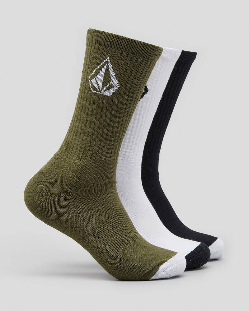 Volcom Full Stone Socks 3 Pack for Mens