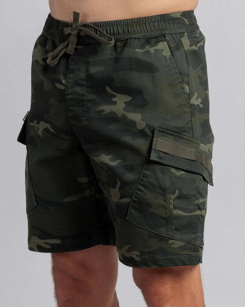 Jacks Edition Elastic Waist Shorts for Mens