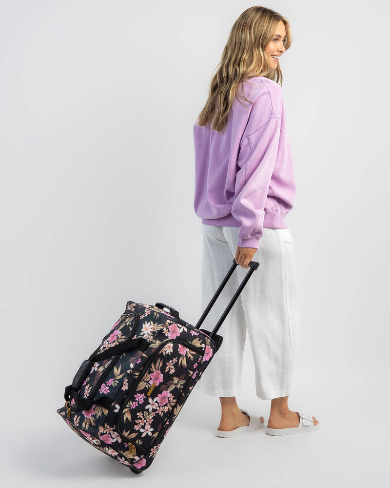 Mooloola Poppy Small Wheeled Travel Bag for Womens