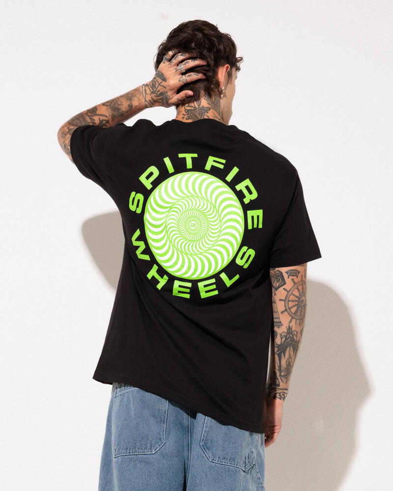 Spitfire Classic '87 Swirl Fill T-Shirt for Mens