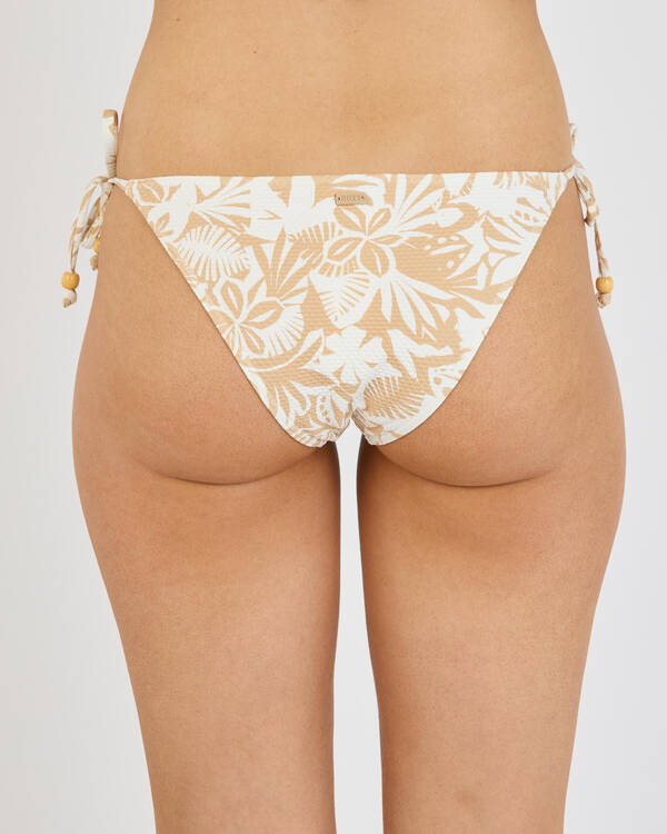 Roxy Palm Palm Tie Side Bikini Bottom for Womens