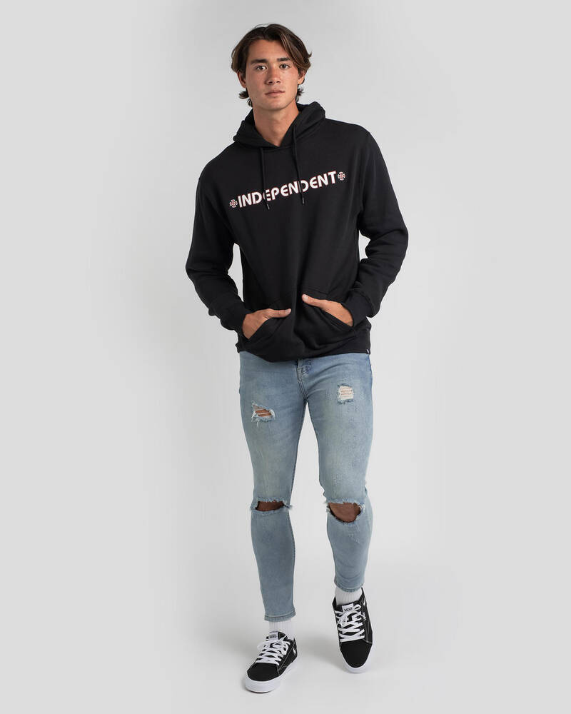 Independent Bar Cross Pop Hoodie for Mens