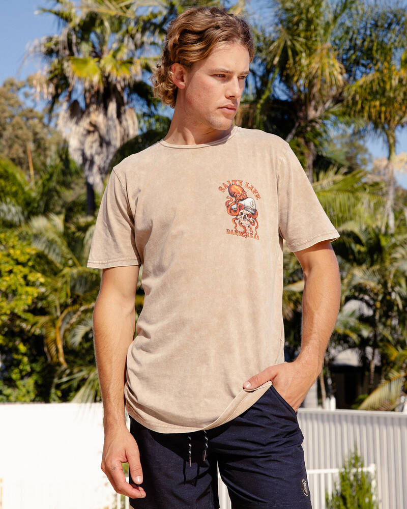 Salty Life Abyss T-Shirt for Mens