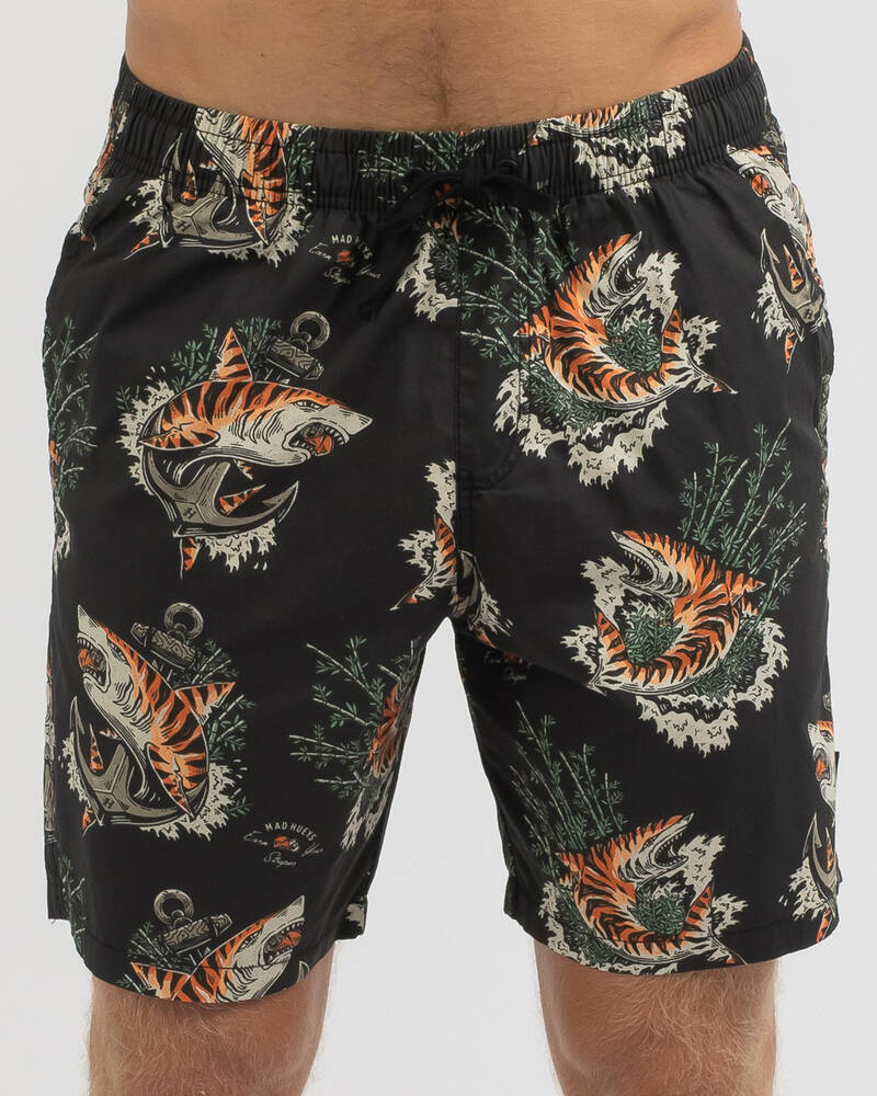 The Mad Hueys Earn Your Stripes Shorts for Mens