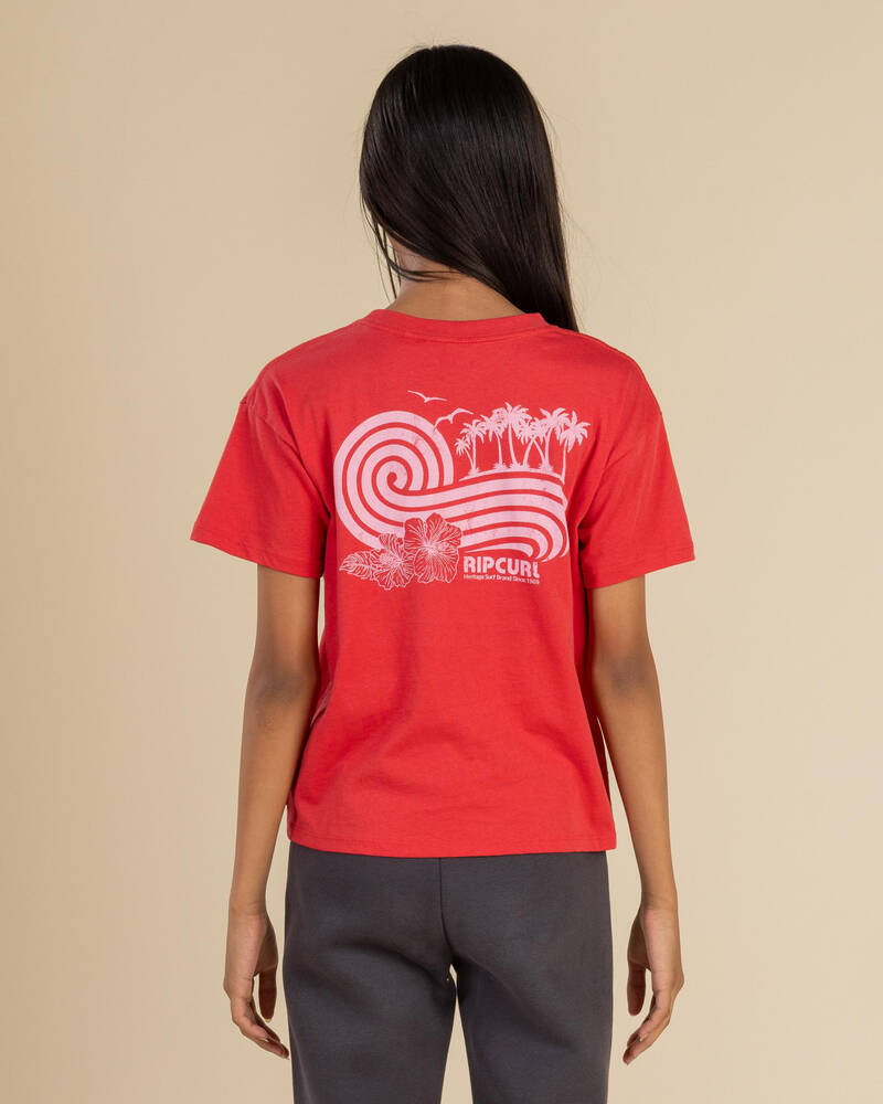 Rip Curl Girls' Ocean Break Relaxed T-Shirt for Womens