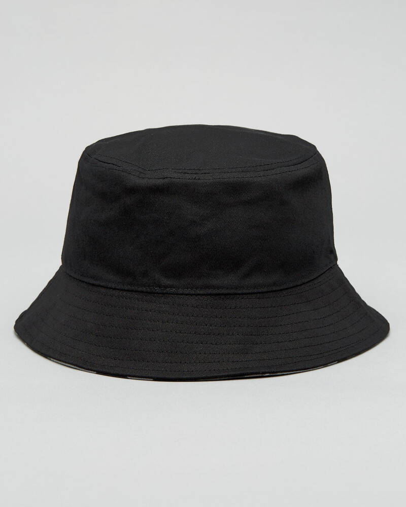 Jetpilot Nokternal Bucket Hat In Black Fast Shipping & Easy Returns