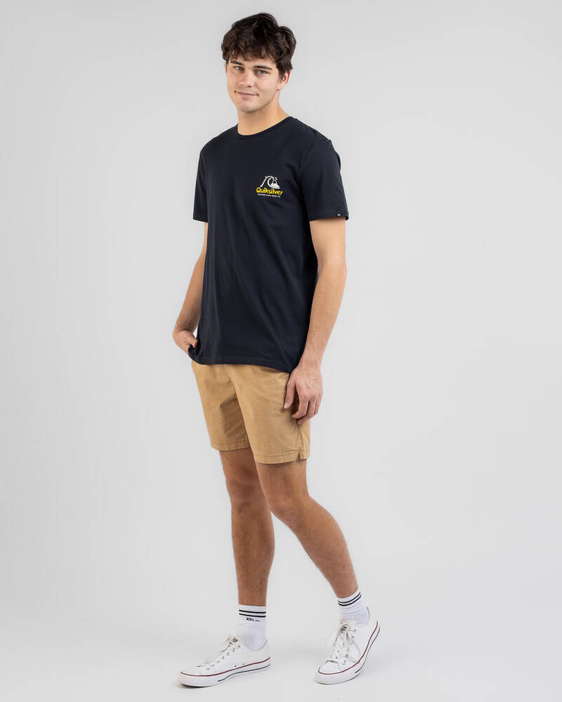 Quiksilver Tribal Fuzz Short Sleeve T-Shirt for Mens