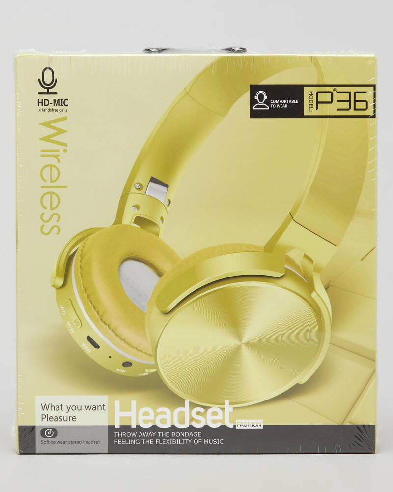 Get It Now P36 Wireless Headset for Unisex