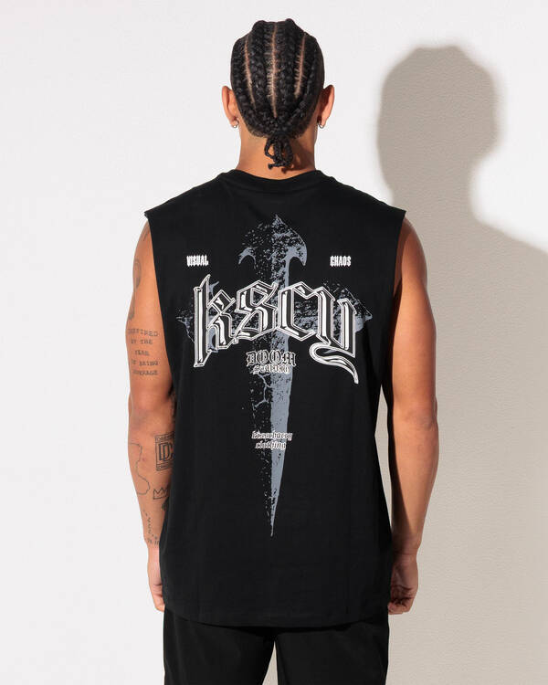 Kiss Chacey Shatter Relaxed Fit Muscle Tank for Mens