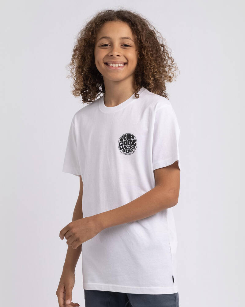 Rip Curl Boys' Wetsuit Icon Logo T-Shirt for Mens