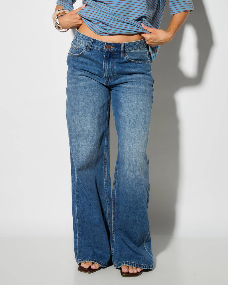 DESU Soho Wide Leg Jeans for Womens