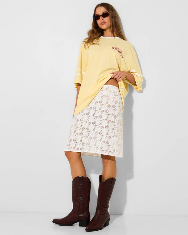 All About Eve Market Harvest Oversized T-Shirt for Womens