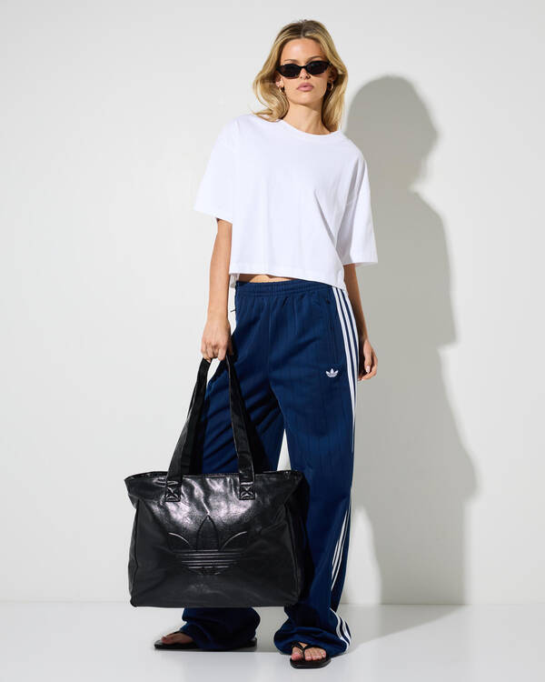 adidas Pinstripe Firebird Loose Track Pants for Womens