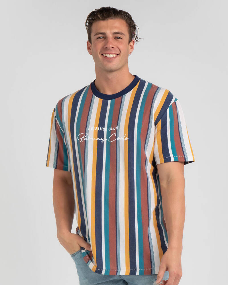 Barney Cools Club Script T-Shirt for Mens