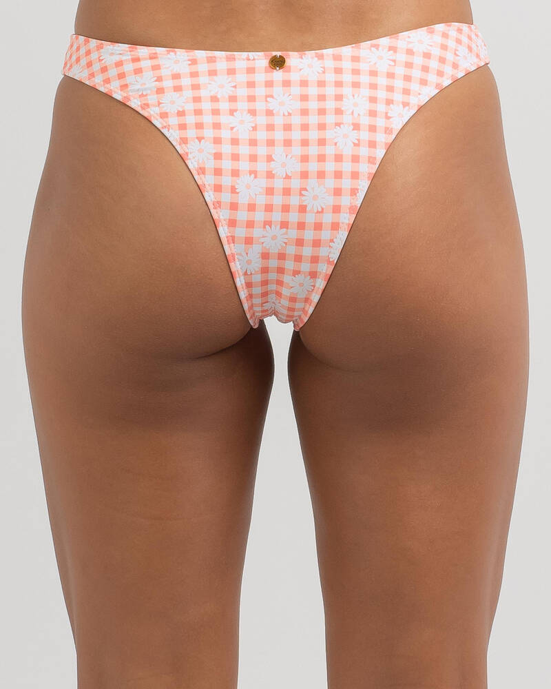 Kaiami Betsy High Cut Bikini Bottom for Womens