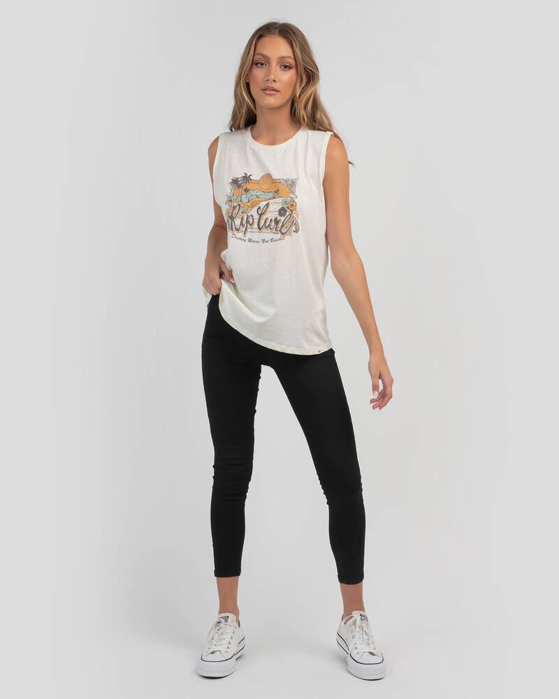 Rip Curl Surf Gypsy Muscle Tank Top for Womens