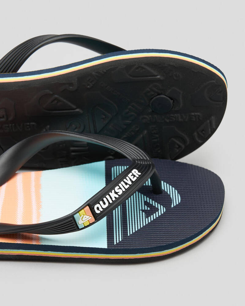 Quiksilver Boys' Molokai Panel Youth Thongs for Mens