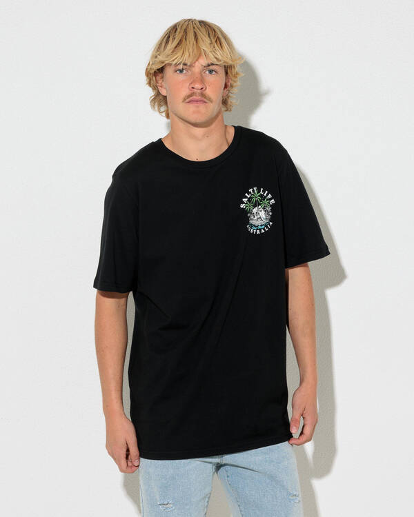 Salty Life Skull Cove T-Shirt for Mens