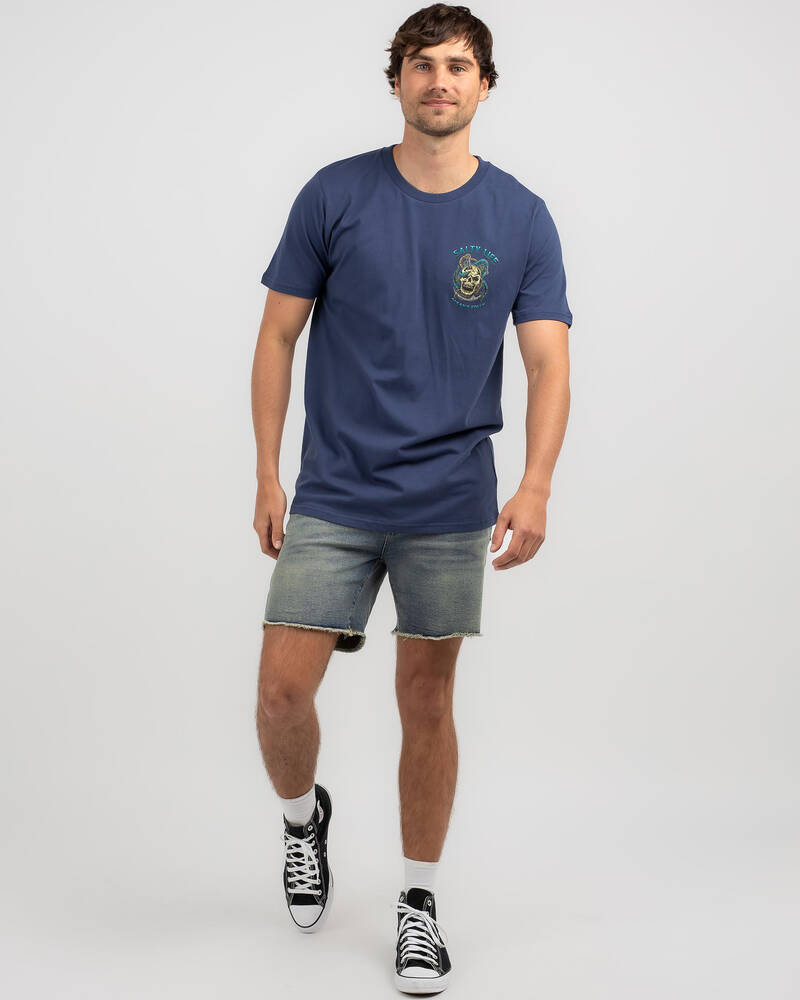 Salty Life Oceans T-Shirt for Mens