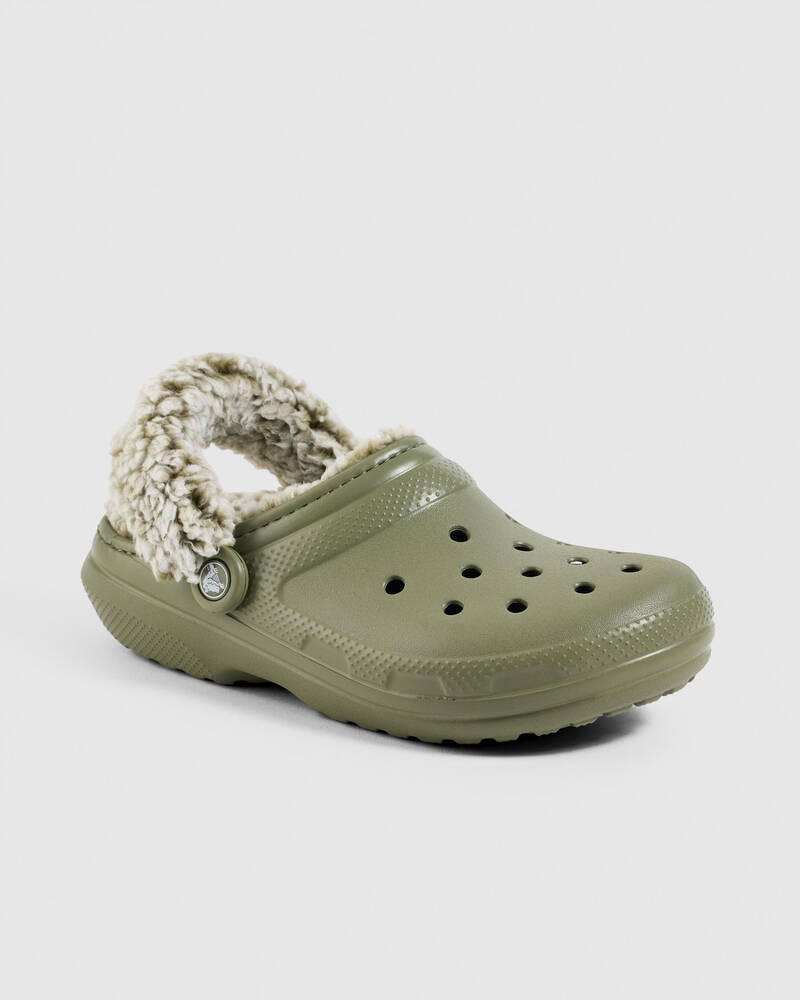 Crocs Classic Fleece Lines Clogs for Mens image number null