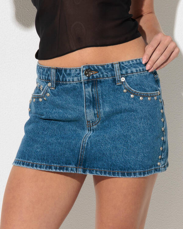 Vegas Denim Skirt