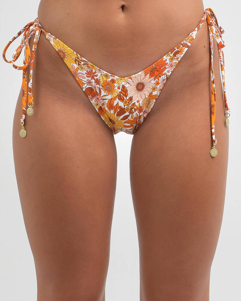 Topanga Thursday High Cut Tie Bikini Bottom for Womens