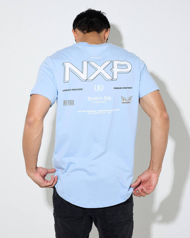 Nena & Pasadena Buzz Dual Curved T-Shirt for Mens
