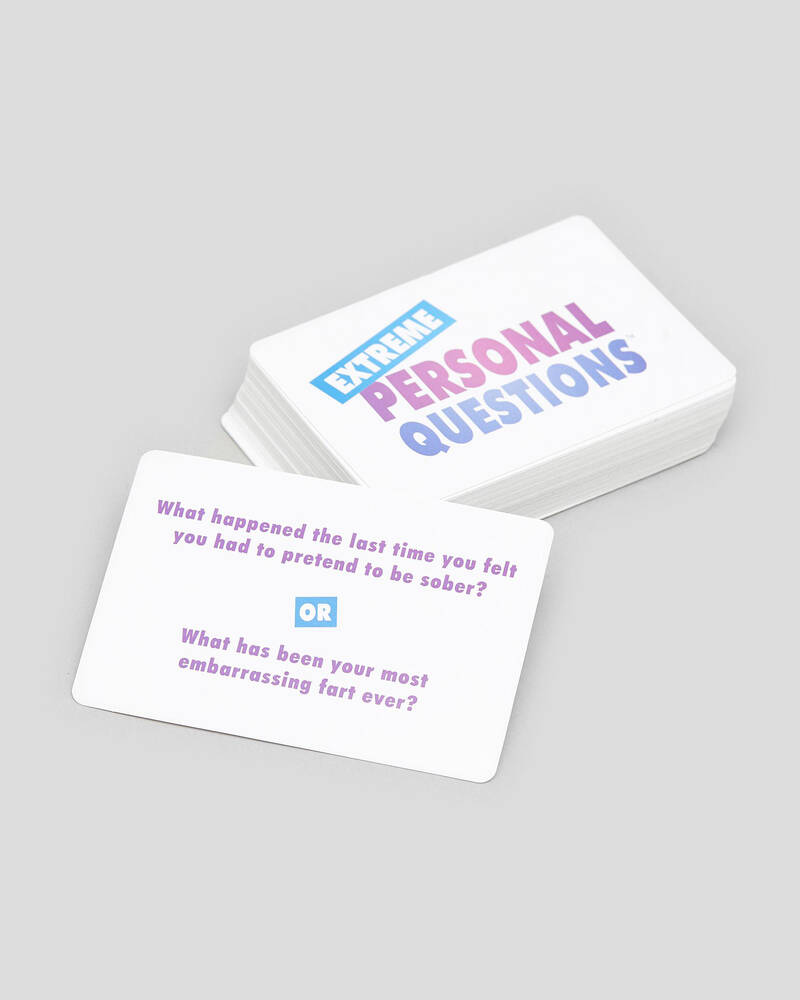 Get It Now Extreme Personal Questions Game for Unisex