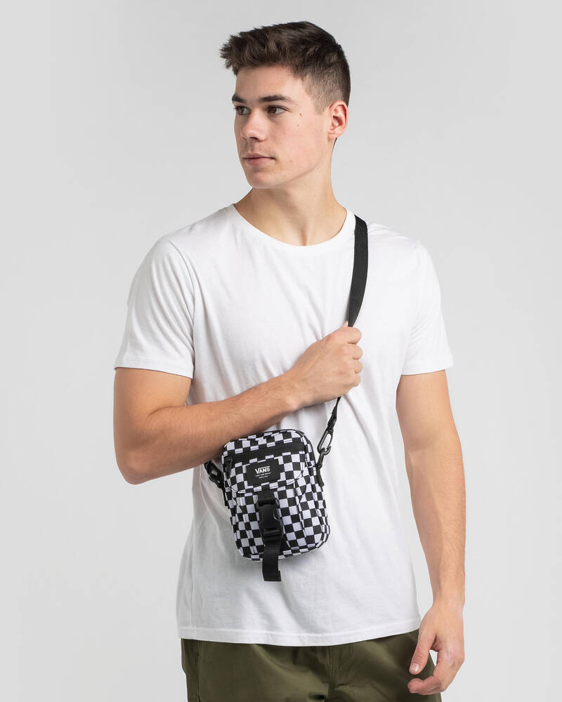 Vans New Varsity Shoulder Bag In Black/white Check City Beach Australia