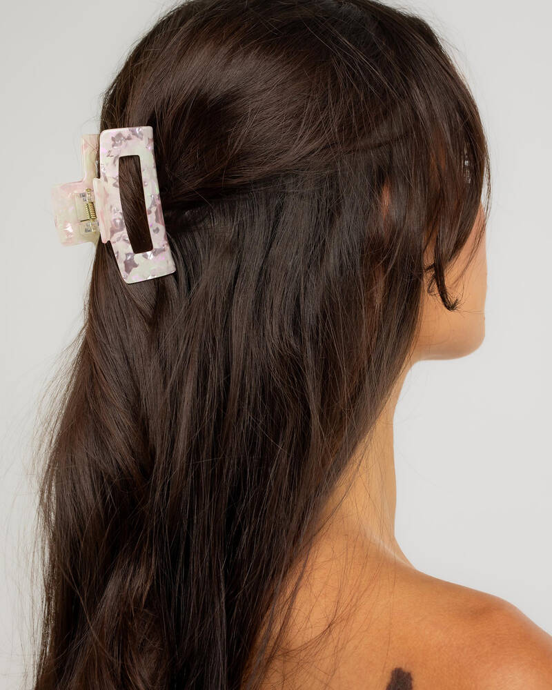 Karyn In LA Rectangle Hair Claw Clip for Womens