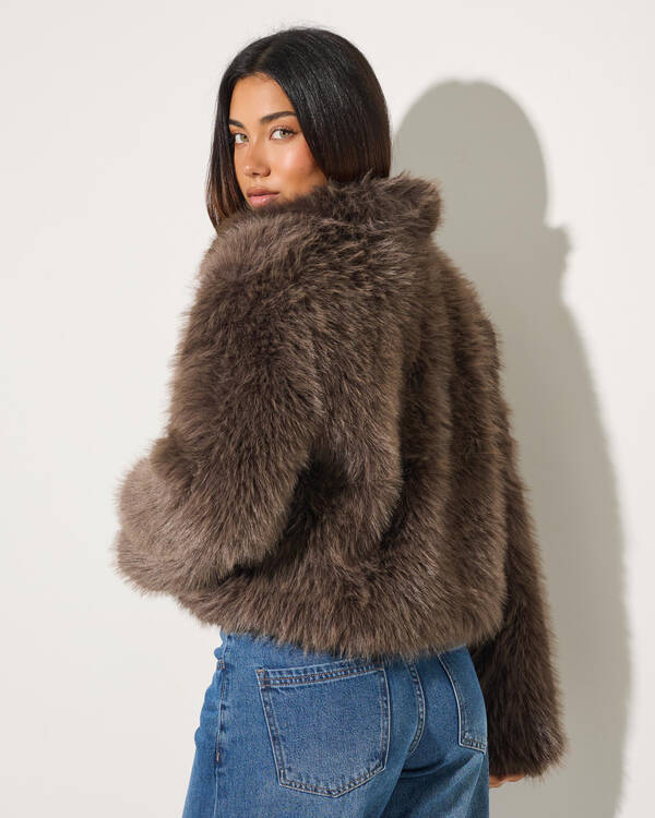 Ava And Ever Sloane Faux Fur Jacket for Womens