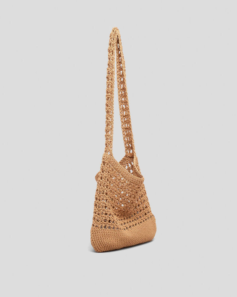 Mooloola Indigo Macrame Bag for Womens