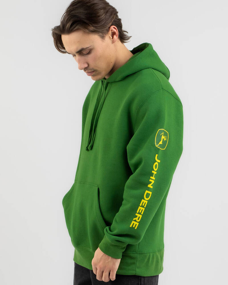 John Deere Logo Hoodie for Mens