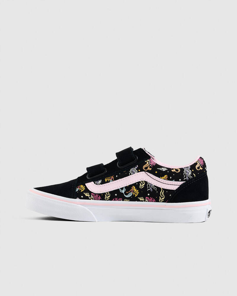 Vans Girls' Old Skool V Shoes for Womens