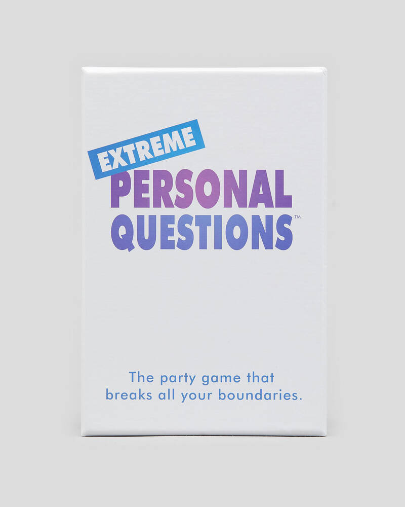 Get It Now Extreme Personal Questions Game for Unisex