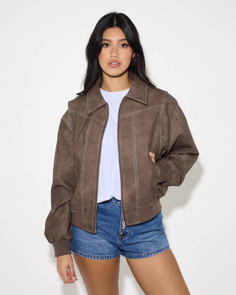 Ava And Ever Fairfax Faux Leather Jacket for Womens