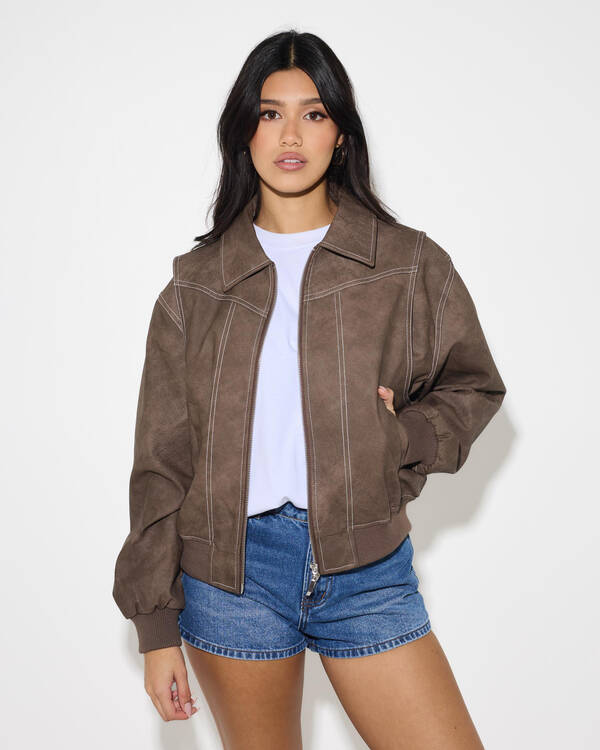 Fairfax Faux Leather Jacket
