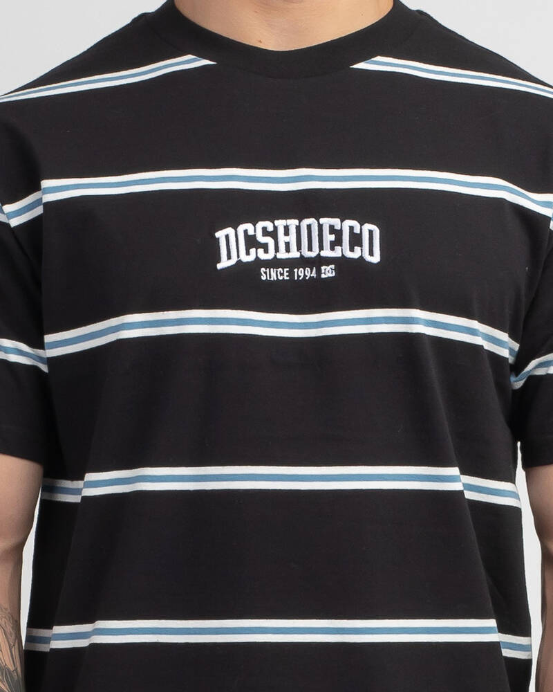 DC Shoes Rail Stripe T-Shirt for Mens